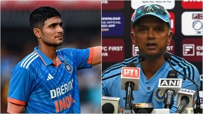 Shubman Gill is currently down with illness and Rahul Dravid (R) provides a crucial update on youngster's availability for Australia clash (File) Shubman Gill is currently down with illness and Rahul Dravid (R) provides a crucial update on youngster's availability for Australia clash (File)