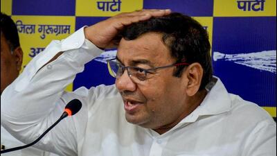 Haryana AAP leader Sushil Gupta has urged Prime Minister Narendra Modi to intervene and help in resolving the Sutlej-Yamuna Link (SYL) Canal dispute with Punjab. (HT file photo) Haryana AAP leader Sushil Gupta has urged Prime Minister Narendra Modi to intervene and help in resolving the Sutlej-Yamuna Link (SYL) Canal dispute with Punjab. (HT file photo)