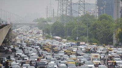 The traffic might continue through the afternoon and evening as dignitaries will be leaving the city till later in the day, an officer said. (PTI) The traffic might continue through the afternoon and evening as dignitaries will be leaving the city till later in the day, an officer said. (PTI)