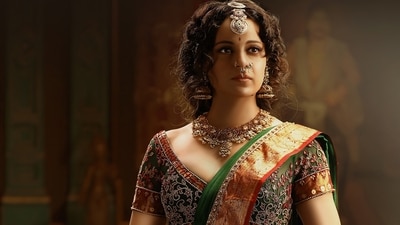 Kangana Ranaut in P Vasu's Chandramukhi 2. Kangana Ranaut in P Vasu's Chandramukhi 2.