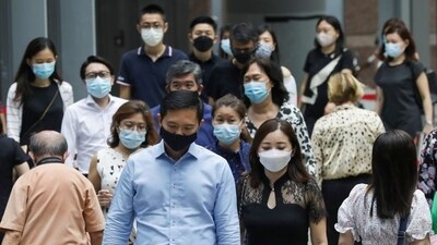 During the peak in April, the number of infections rose to about 4,000 cases a day.