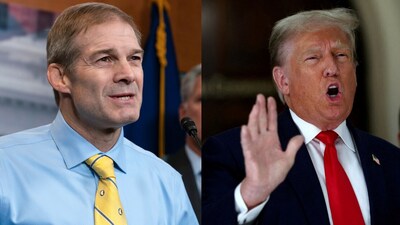 Donald Trump has endorsed Jim Jordan for US House Speaker (Reuters/Mike Segar and AP/J. Scott Applewhite) Donald Trump has endorsed Jim Jordan for US House Speaker (Reuters/Mike Segar and AP/J. Scott Applewhite)