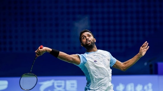 HS Prannoy won a bronze medal in the badminton men's singles event at the ongoing Asian Games held in Hangzhou, China(Narendra Modi Twitter)