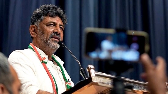 Karnataka DCM and state Congress president DK Shivakumar.