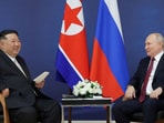 Russia's President Vladimir Putin and North Korea's leader Kim Jong Un attend a meeting at the Vostochny Cosmodrome in the far eastern Amur region, Russia, September 13, 2023. Russia's President Vladimir Putin and North Korea's leader Kim Jong Un attend a meeting at the Vostochny Cosmodrome in the far eastern Amur region, Russia, September 13, 2023.