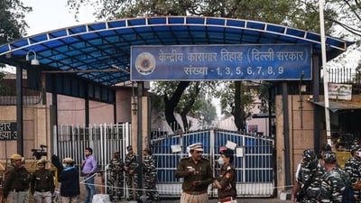 The Tihar jail in Delhi (HT File) The Tihar jail in Delhi (HT File)