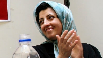 Prominent Iranian human rights activist Narges Mohammadi (AP File)