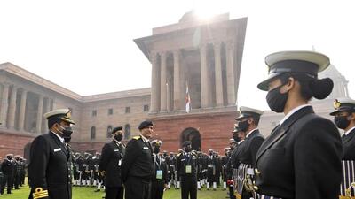 Naval officers were thus far rated only by their superiors, the existing practice in the bigger army and air force (HT) Naval officers were thus far rated only by their superiors, the existing practice in the bigger army and air force (HT)