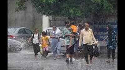 The MeT office advised the farmers and fruit growers to postpone harvesting on October 9 and 10. (HT File)
