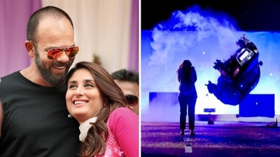 Kareena Kapoor and Rohit Shetty have worked together in Golmaal 3 and Singham Returns. Kareena Kapoor and Rohit Shetty have worked together in Golmaal 3 and Singham Returns.