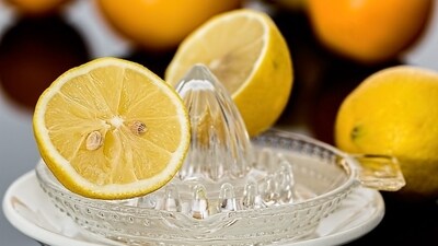 Lemon juice: Lemon juice with its antioxidants, has a cleansing action on the stomach. Its vitamin C content eliminates the stomach bug that could be causing nausea symptoms while traveling. Sip on some Lemon water to bring down nausea. (Pixabay) Lemon juice: Lemon juice with its antioxidants, has a cleansing action on the stomach. Its vitamin C content eliminates the stomach bug that could be causing nausea symptoms while traveling. Sip on some Lemon water to bring down nausea. (Pixabay)