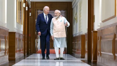 Prime Minister Narendra Modi (Right) and US President Joseph Biden. Prime Minister Narendra Modi (Right) and US President Joseph Biden.