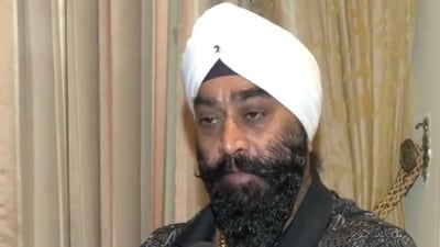 Harman Singh Kapoor, a Sikh restaurant owner in London, UK. (ANI) Harman Singh Kapoor, a Sikh restaurant owner in London, UK. (ANI)