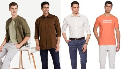 Amazon Great Indian Festival 2023 presents a great opportunity to revamp men's wardrobe with stylish clothes. Amazon Great Indian Festival 2023 presents a great opportunity to revamp men's wardrobe with stylish clothes.