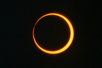 Viewers will witness the Sun dimming to just 10 percent of its usual brightness, leaving a brilliant “ring of fire”. (NASA) Viewers will witness the Sun dimming to just 10 percent of its usual brightness, leaving a brilliant “ring of fire”. (NASA)
