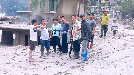 "There have been damage worth thousands of crores of rupees. We cannot give exact details about the damage. It will be revealed once a committee is formed and completes its analysis. Our first priority is to save those who are stranded and provide them immediate relief," Sikkim Chief Minister Prem Singh Tamang said.&nbsp;(AP)