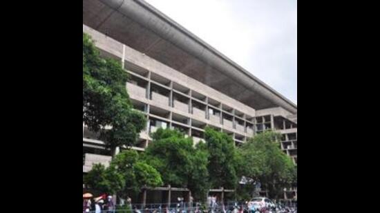 Punjab and Haryana high court building in Chandigarh.