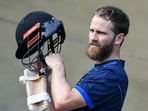 New Zealand's captain Kane Williamson takes part in a practice session New Zealand's captain Kane Williamson takes part in a practice session