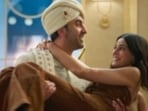 Ranbir Kapoor and Ananya Panday in still from their new ad. Ranbir Kapoor and Ananya Panday in still from their new ad.