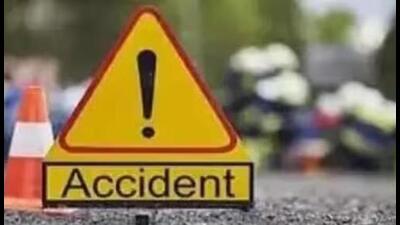 A 55-year-old man was killed while another was injured after their motorcycle was hit by a tractor-trailer near Nauranhabad village situated on Goindwal-Tarn Taran road, police said on Sunday.