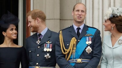 FILE - BFrom left, Meghan the Duchess of Sussex, Prince Harry, Prince William and Kate the Duchess of Cambridge watch a flypast of Royal Air Force aircraft pass over Buckingham Palace in London, (AP) FILE - BFrom left, Meghan the Duchess of Sussex, Prince Harry, Prince William and Kate the Duchess of Cambridge watch a flypast of Royal Air Force aircraft pass over Buckingham Palace in London, (AP)