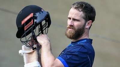 New Zealand's captain Kane Williamson takes part in a practice session (AFP) New Zealand's captain Kane Williamson takes part in a practice session (AFP)