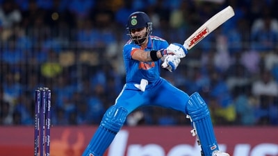 Virat Kohli in action (REUTERS)