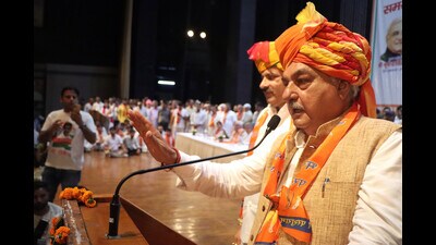 Former chief minister and Leader of Opposition Bhupinder Singh Hooda on Sunday said that his government had given good representation to the Brahmin community from 2005 to 2014. (Manoj Dhaka/HT)