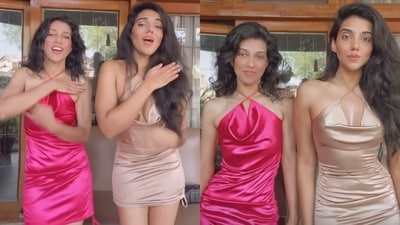 The image shows the daughter and the mom grooving to Jawani Janeman. (Instagram/@mannat_khanna) The image shows the daughter and the mom grooving to Jawani Janeman. (Instagram/@mannat_khanna)