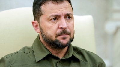 Ukrainian President Volodymyr Zelensky (AP)