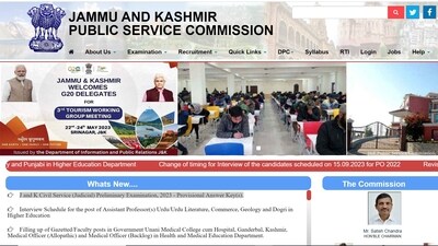 JKSSC releases answer key for J&K Civil Service (Judicial) Preliminary Exam JKSSC releases answer key for J&K Civil Service (Judicial) Preliminary Exam