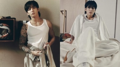 Meanwhile, Jungkook's long-anticipated solo album Golden will come out next month. It will feature a total of 11 tracks, including previously released singles Seven and 3D. It is slated to release on November 3. (Instagram) Meanwhile, Jungkook's long-anticipated solo album Golden will come out next month. It will feature a total of 11 tracks, including previously released singles Seven and 3D. It is slated to release on November 3. (Instagram)