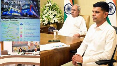 Odisha chief minister Naveen Patnaik on Sunday reviewed the status of Phase-I of Bhubaneswar Metro project (Twitter/@CMO_Odisha) Odisha chief minister Naveen Patnaik on Sunday reviewed the status of Phase-I of Bhubaneswar Metro project (Twitter/@CMO_Odisha)