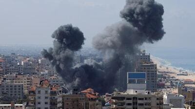 Smoke rises after Israeli strikes in Gaza (Reuters Photo) Smoke rises after Israeli strikes in Gaza (Reuters Photo)
