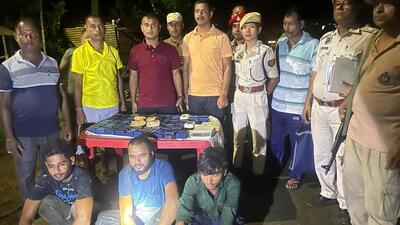 The Assam police seized 43,000 Yaba Tablets and 568 grams heroin worth ₹12 crores. (Image posted on X by Himanta Biswa Sarma) The Assam police seized 43,000 Yaba Tablets and 568 grams heroin worth ₹12 crores. (Image posted on X by Himanta Biswa Sarma)