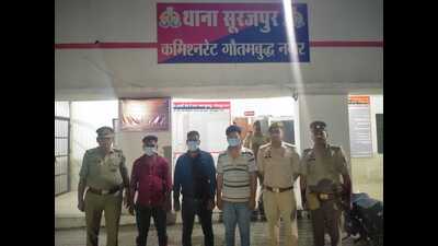 Three out of four suspects in custody. (HT Photo)