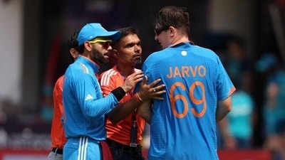 Jarvo breached security during IND vs AUS World Cup match Jarvo breached security during IND vs AUS World Cup match