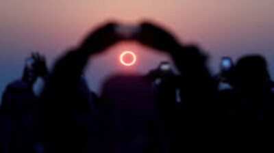 On this day, the moon will be positioned in front of the sun, hiding much of it but leaving a brilliant ring or annulus.