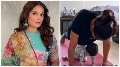 Bipasha Basu shared a picture with daughter Devi on her Instagram. Bipasha Basu shared a picture with daughter Devi on her Instagram.