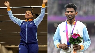 Sift Kaur Samra and Avinash Sable broke records in Hangzhou. Sift Kaur Samra and Avinash Sable broke records in Hangzhou.