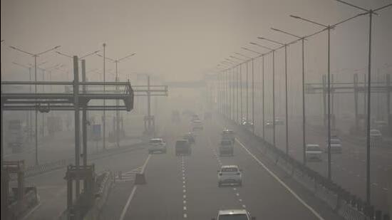Notably, the AQI is projected to remain in the “poor” range of 100-150 for the next four days. (HT File Photo for representation)