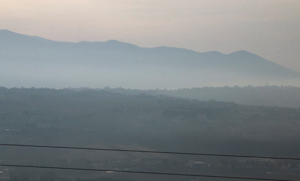 A view shows Israeli-occupied Shebaa farms area as seen from Lebanese village of Marjayoun in southern Lebanon, October 8, 2023. REUTERS/Karamallah Daher (REUTERS)