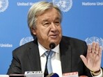 UN Secretary-General Antonio Guterres (HT Photo) 
