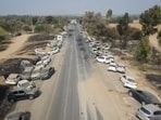 A grab taken from a UGC video posted on the Telegram channel "South First Responders" on October 9, 2023, shows the aftermath of an attack on the Supernova music Festival by Palestinian militants, near Kibbutz Reim in the Negev desert in southern Israel on October 8. A grab taken from a UGC video posted on the Telegram channel "South First Responders" on October 9, 2023, shows the aftermath of an attack on the Supernova music Festival by Palestinian militants, near Kibbutz Reim in the Negev desert in southern Israel on October 8.