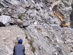The victims were travelling from Gunji to Dharchula when the landslide occurred. (HT Photo)