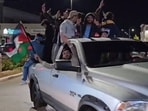 Videos surfaced online purportedly show some youths on the streets of Mississauga, Ontario, celebrating the Hamas terror attacks on Israel waving Palestinian flags.