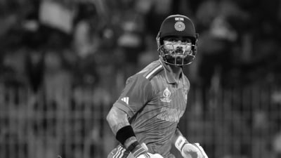 Chasing a target of 200 runs, India reached 201/4 in 41.2 overs, courtesy of some fine batting from Virat Kohli and KL Rahul.&nbsp; (Rohit Chawla)