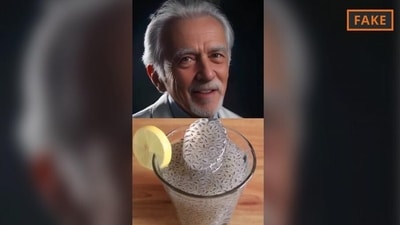 A fake doctor praises the health benefits of chia seeds in this video A fake doctor praises the health benefits of chia seeds in this video