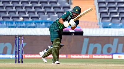 Pakistan's Fakhar Zaman plays a shot during the ICC Men's Cricket World Cup 2023 match against Netherlands. (ANI) Pakistan's Fakhar Zaman plays a shot during the ICC Men's Cricket World Cup 2023 match against Netherlands. (ANI)