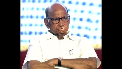 Before the Sangharsha Yatra starts, NCP leader Sharad Pawar will address a public gathering at Balgandharva auditorium. (HT PHOTO)